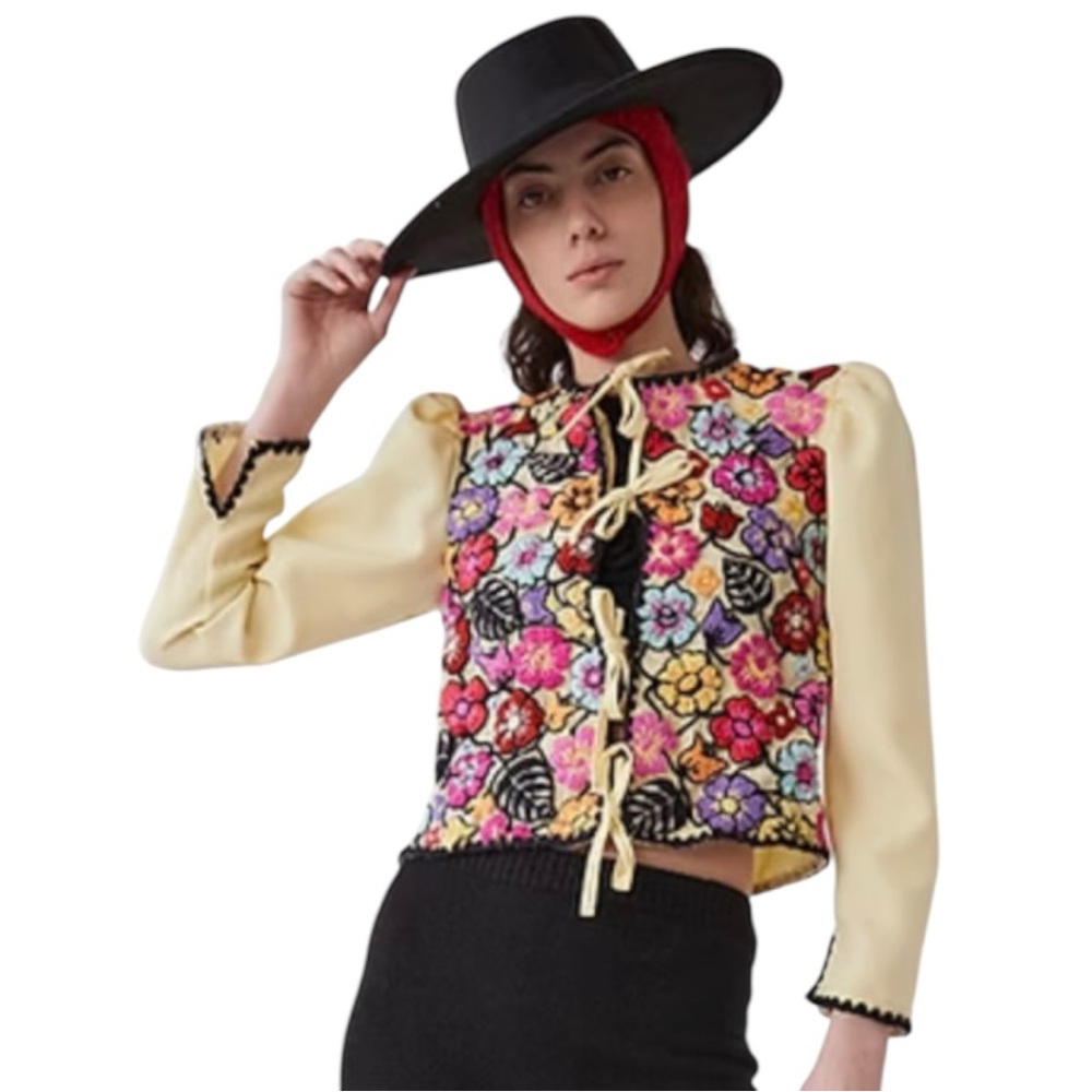 Tach Clothing Endora Hand-Embroidered Blouse